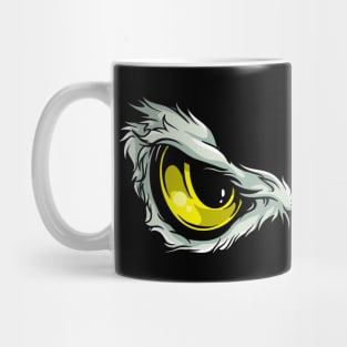 eagle eyes - beautiful raptor bird eye Mug